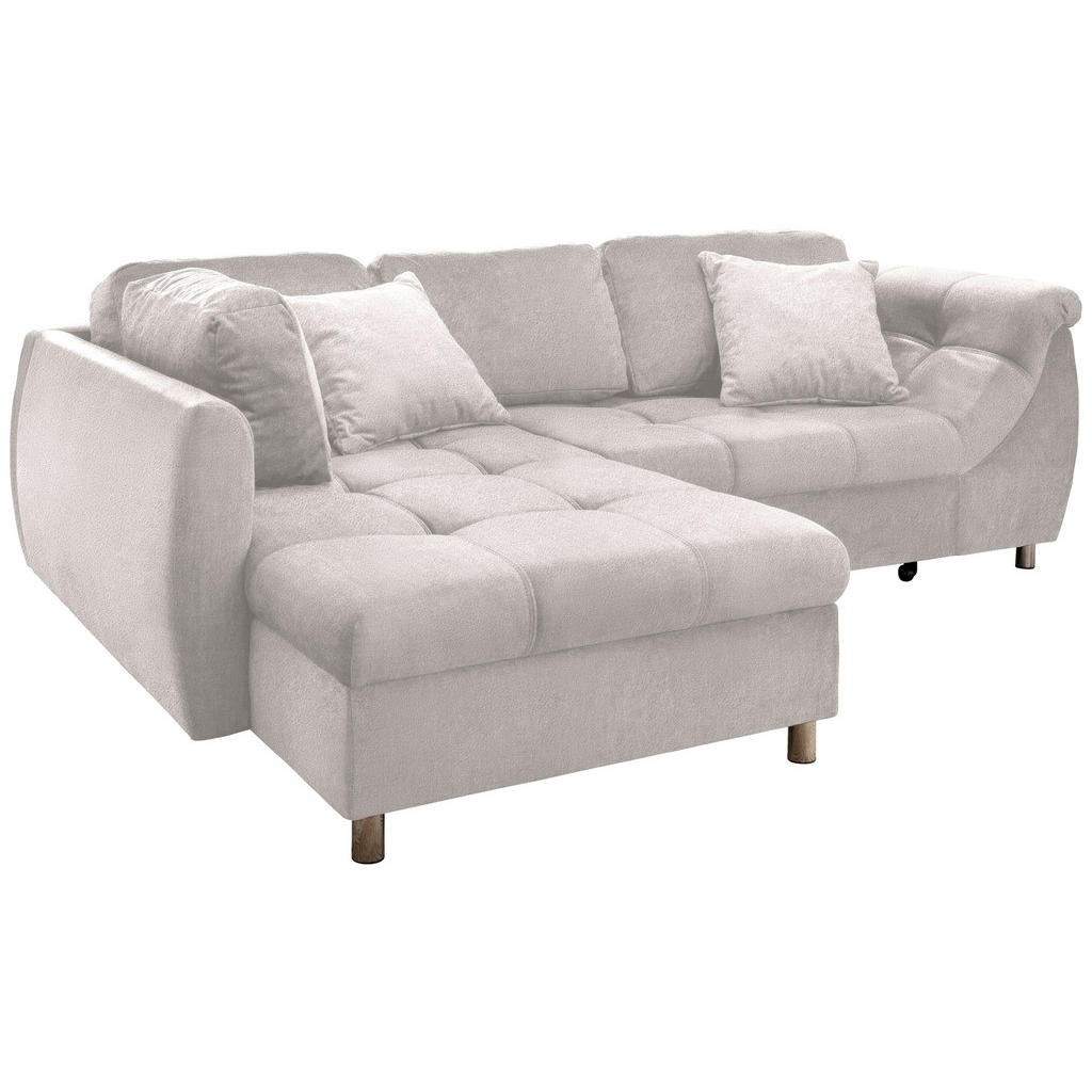 Thumbnail - Livetastic Ecksofa, Beige, Textil, Uni, 3-Sitzer, Füllung: Schaumstoff, Ottomane links, L-Form, 250x190 cm, Made in EU, ...
