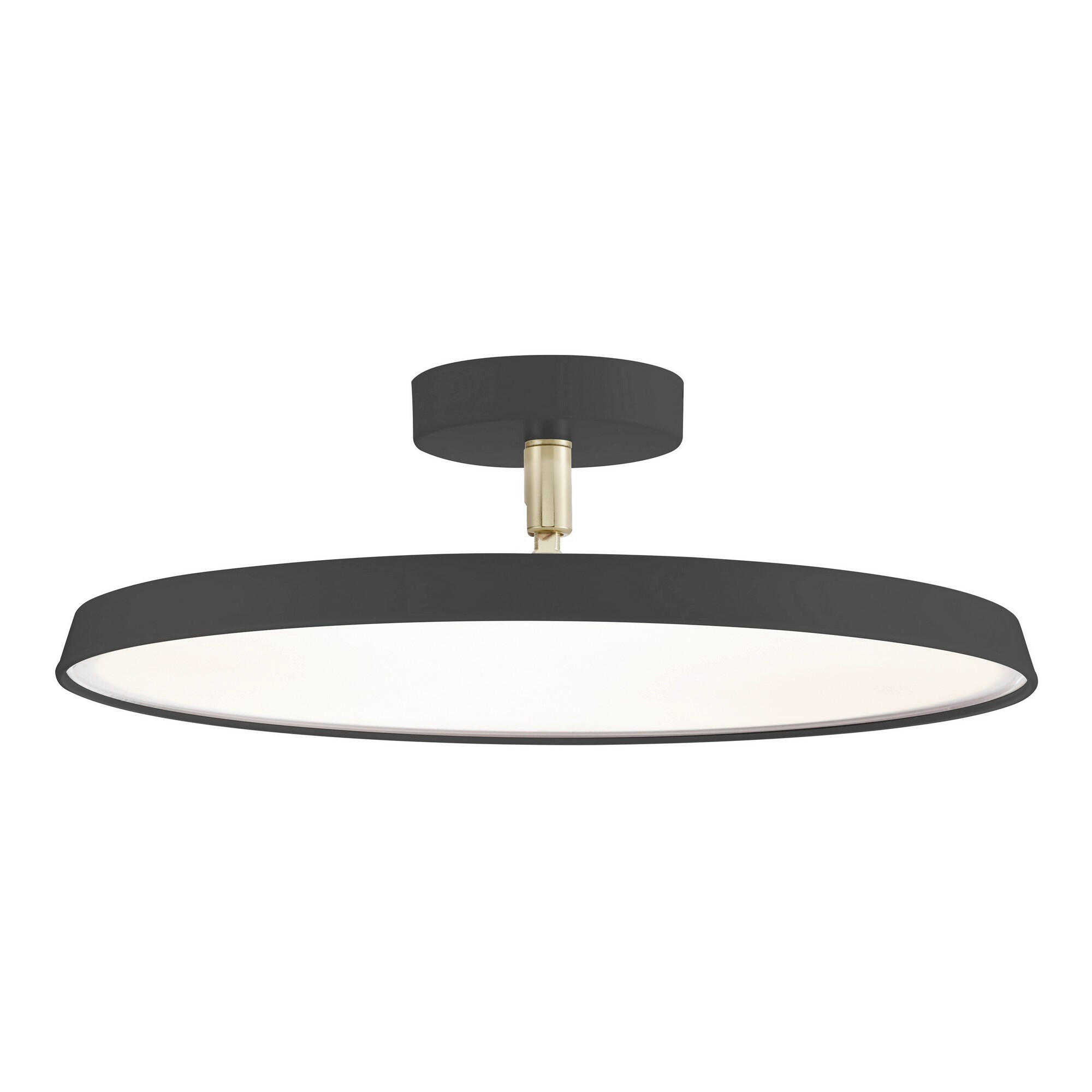 DECKENLEUCHTE Kaito 38,5/38,5/11,5 cm  - Schwarz, Design, Metall (38,5/38,5/11,5cm) - Nordlux