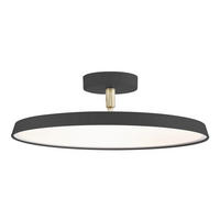 DECKENLEUCHTE Kaito 38,5/38,5/11,5 cm  - Schwarz, Design, Metall (38,5/38,5/11,5cm) - Nordlux