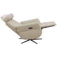 RELAXSESSEL Artù Echtleder Relaxfunktion, Kopfteilverstellung, Rücken echt    - Creme, Design, Leder (71/110/80cm) - Novel