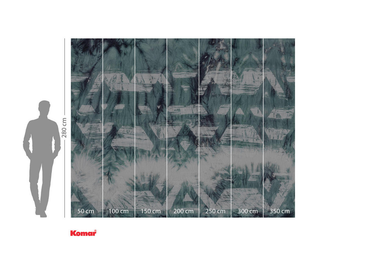 FOTOTAPET 350/280 cm  - multicolor, Trend, papper (350/280cm) - Komar
