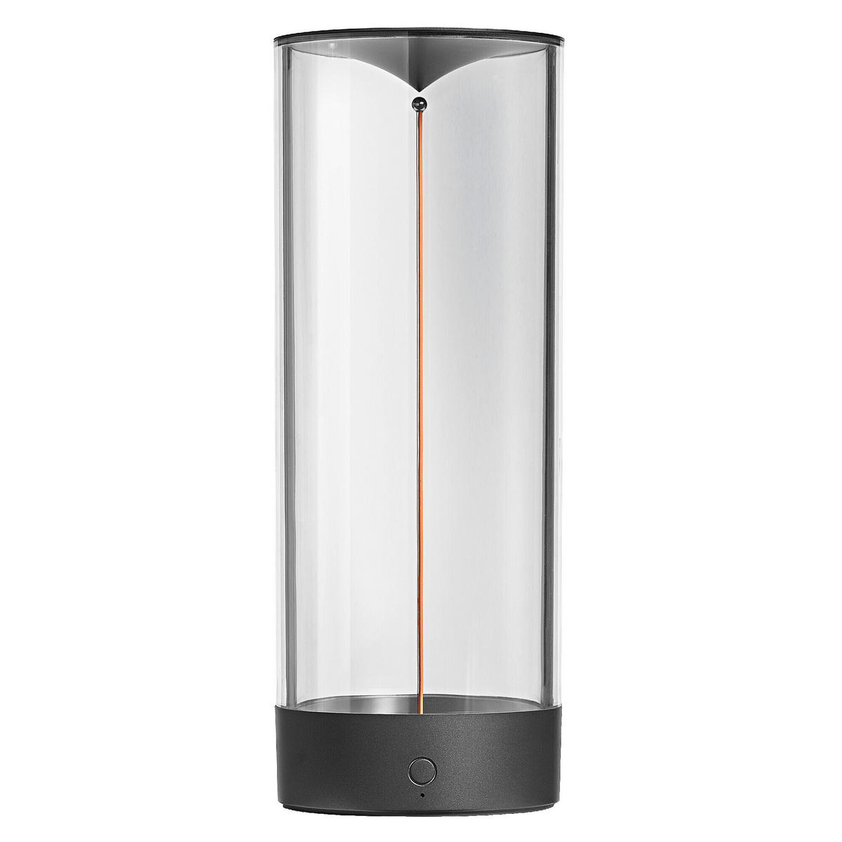 AKKU-TISCHLEUCHTE Decor Filament 9/24 cm   - Transparent/Dunkelgrau, Basics, Kunststoff (9/24cm) - Ledvance