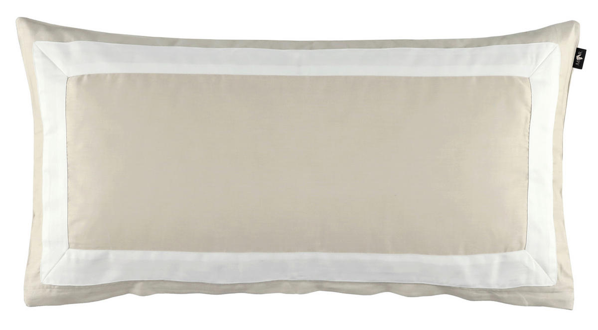 KISSENHÜLLEN-SET Marcel.Remus.Design - Son Vida beige 40/80 cm  - Beige/Weiß, Design, Textil (40/80cm) - Marcel Remus