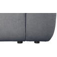 ECKSOFA  in Velours Dunkelgrau  168/298 cm  - Dunkelgrau/Schwarz, KONVENTIONELL, Kunststoff/Textil (168/298cm) - Carryhome