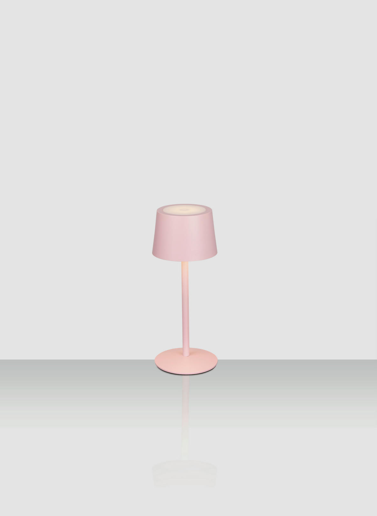 STOLNA PUNJIVA SVJETILJKA  - ružičasta, Basics, metal (9/22cm) - Novel