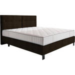 BOXSPRINGBETT 160/220 cm  in Braun  - Schwarz/Braun, KONVENTIONELL, Textil/Metall (160/220cm) - Esposa