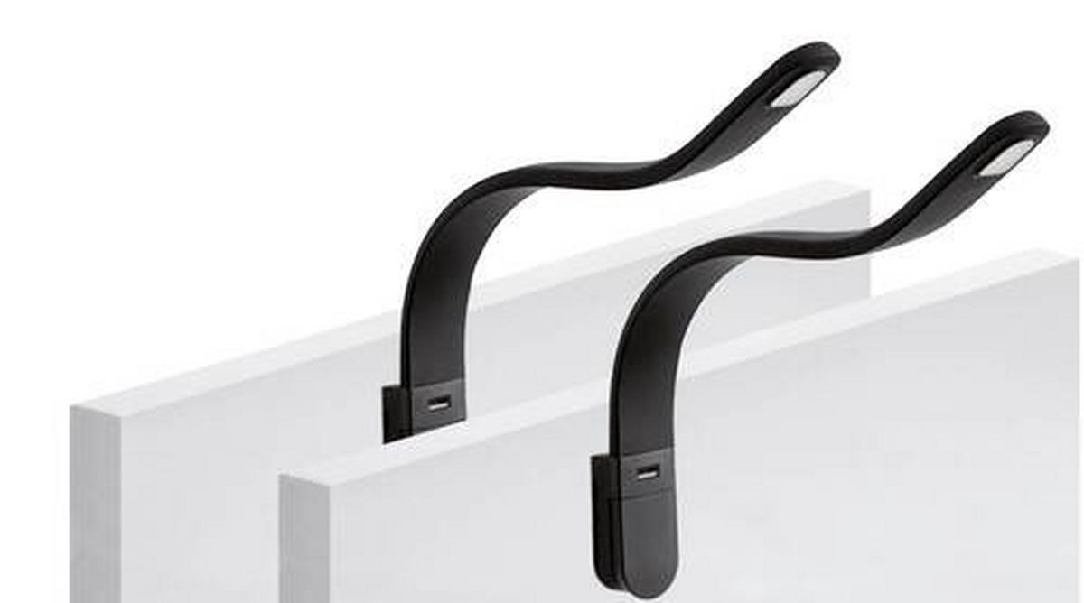 LESELEUCHTE - Schwarz, Kunststoff (38,6/1,2/3,5cm) - Ti'me