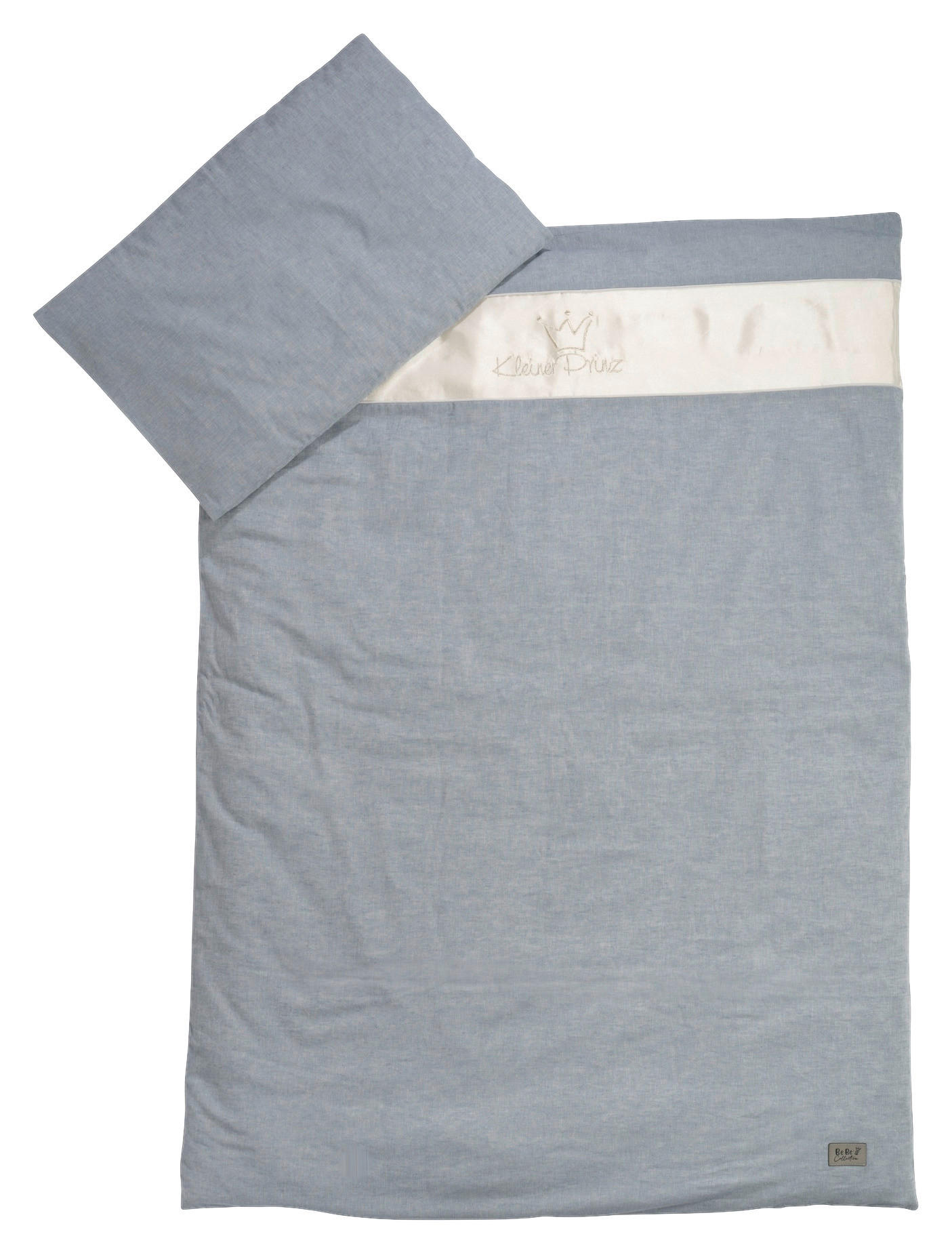 BABYBETTWÄSCHE 100/135 cm  - Blau, Basics, Textil (100/135cm) - Bebe's Collection