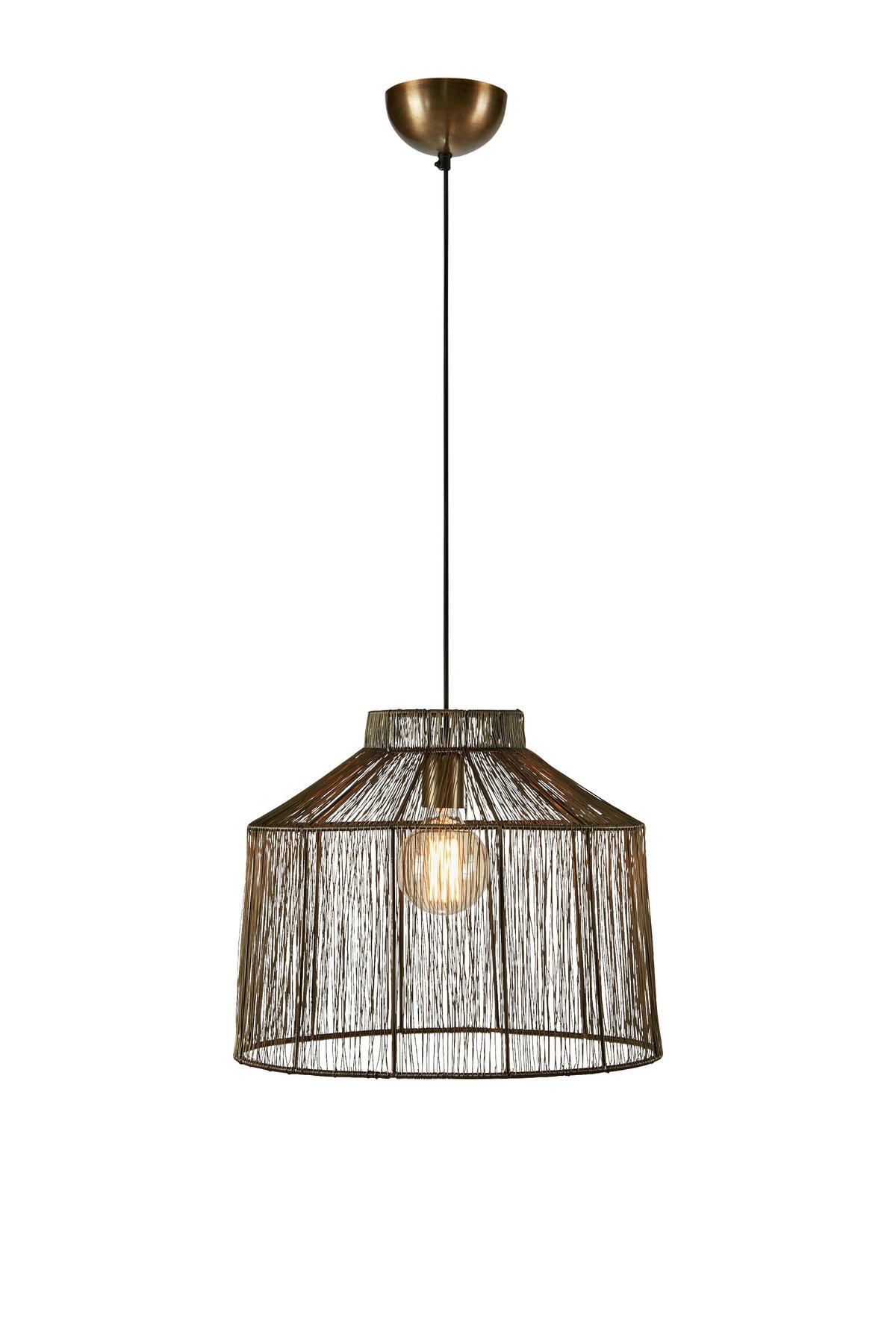 HÄNGELEUCHTE 42/27/34 cm   - Messingfarben, Basics, Metall (42/27/34cm) - Markslöjd