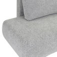 ECKSOFA Grau Flachgewebe Zierkissen, Rückenkissen, Bettkasten, Schlaffunktion, Rücken echt, Liegefläche im Originalstoff  - Schwarz/Grau, KONVENTIONELL, Kunststoff/Textil (260/145cm) - Carryhome