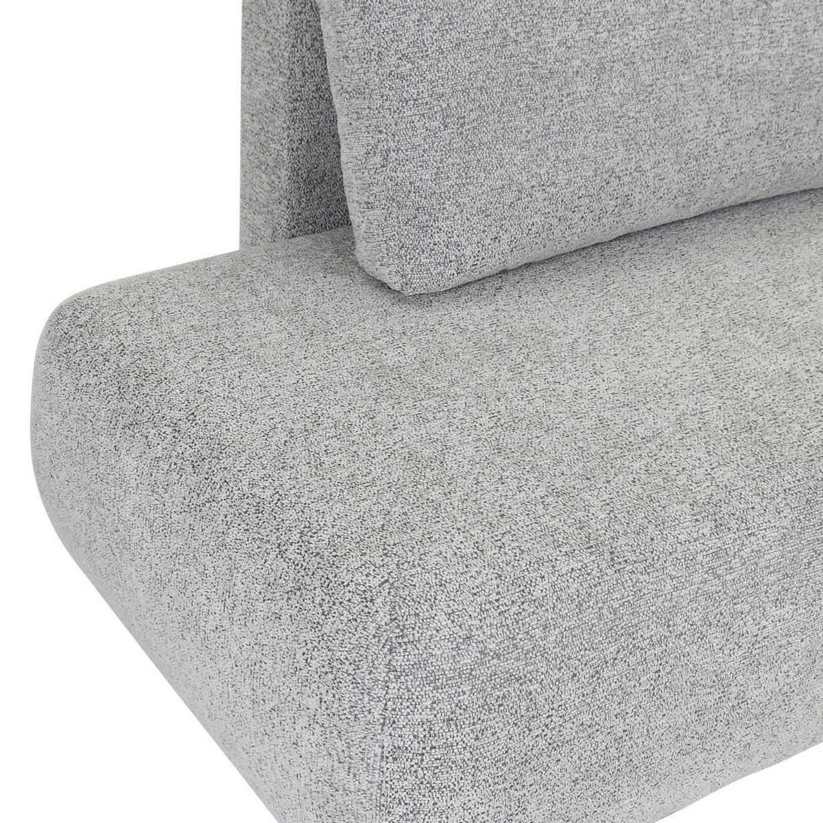 ECKSOFA Grau Flachgewebe Zierkissen, Rückenkissen, Bettkasten, Schlaffunktion, Rücken echt, Liegefläche im Originalstoff  - Schwarz/Grau, KONVENTIONELL, Kunststoff/Textil (260/145cm) - Carryhome
