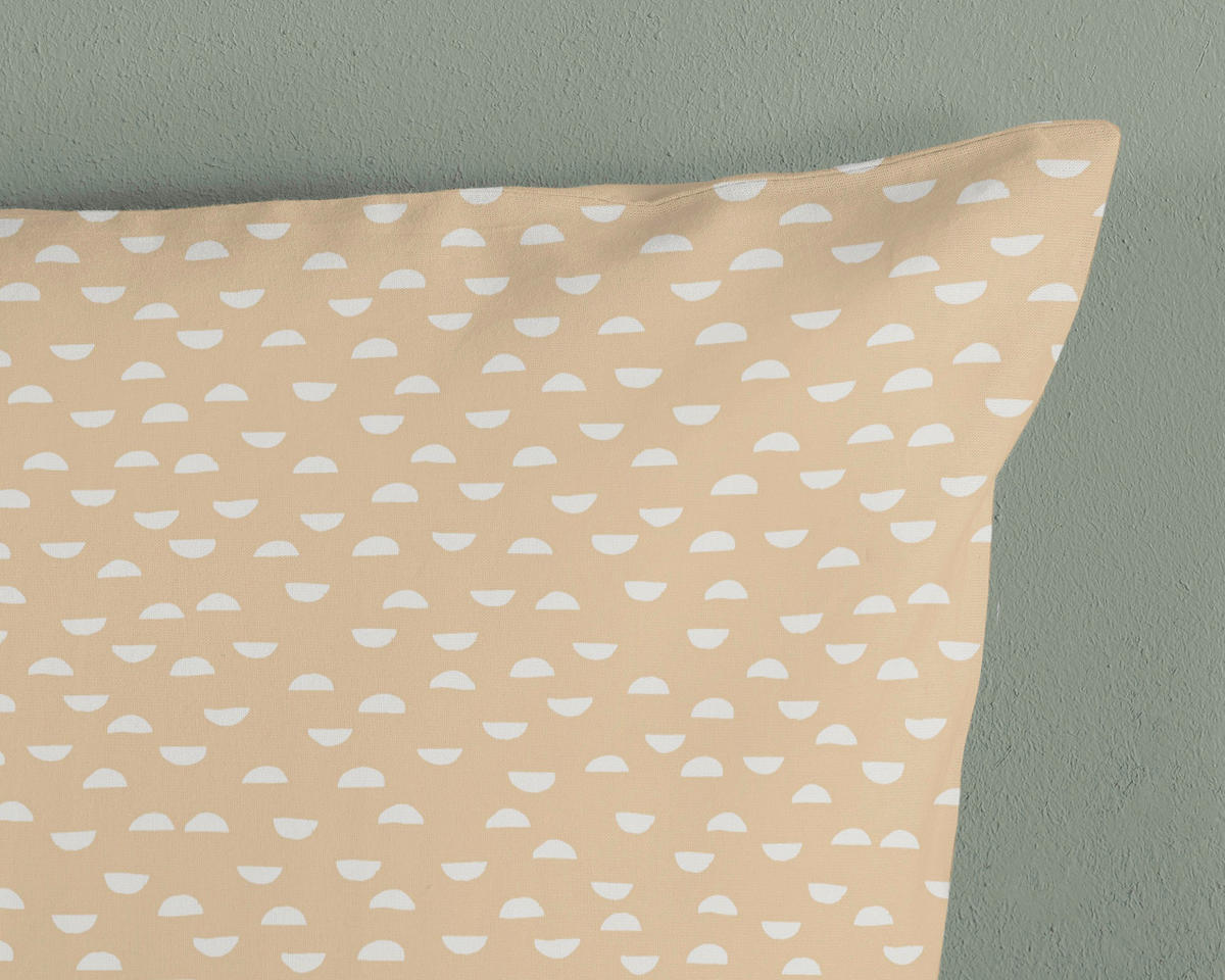KINDERBETTWÄSCHE 140/200 cm  - Sandfarben/Ecru, Basics, Textil (140/200cm)