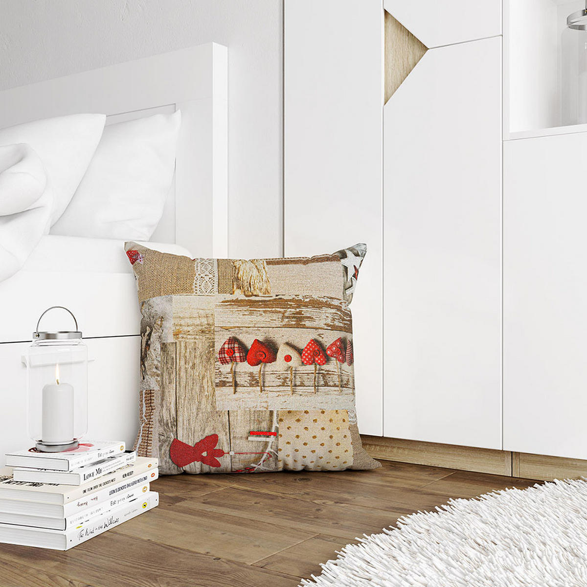 DEKORATIVNA JASTUČNICA  40/40 cm   CHRIS EXCLUSIVE  - višebojna/bež, Konvencionalno, tekstil (40/40cm) - X-Mas