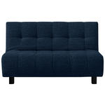 SCHLAFSOFA Dunkelblau  - Schwarz/Dunkelblau, Design, Textil/Metall (145/92/102cm) - Novel