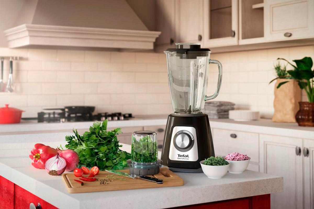 SAMOSTOJEĆI MIKSER    - Basics, staklo/metal (36.8/21.4/30.5cm) - Tefal