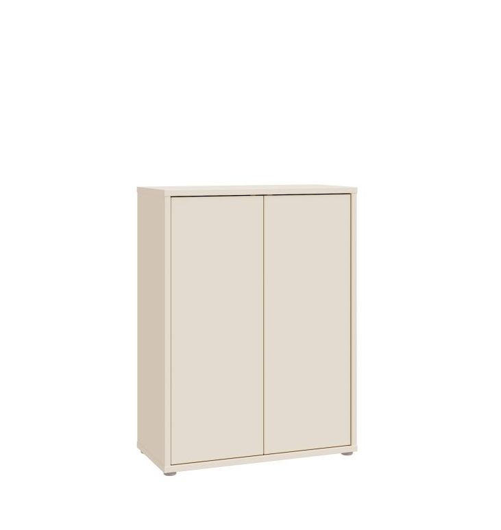 SCHUHSCHRANK Sandfarben  - Sandfarben/Grau, MODERN, Holzwerkstoff/Kunststoff (74,5/99,1/34,9cm) - Xora