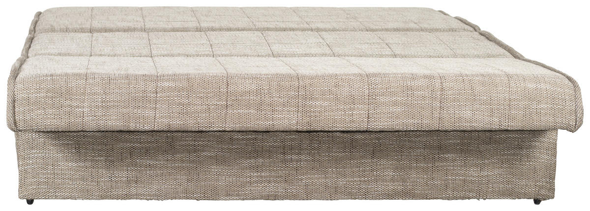ZOFA S POSTELJNO FUNKCIJO,  rjava tekstil  - črna/rjava, Konvencionalno, tekstil (166/87/110cm) - Boxxx