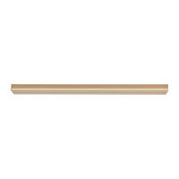 LED-DECKENLEUCHTE Pure Base 170/16/7,5 cm   - Bronzefarben, MODERN, Kunststoff/Metall (170/16/7,5cm) - Neuhaus PURE