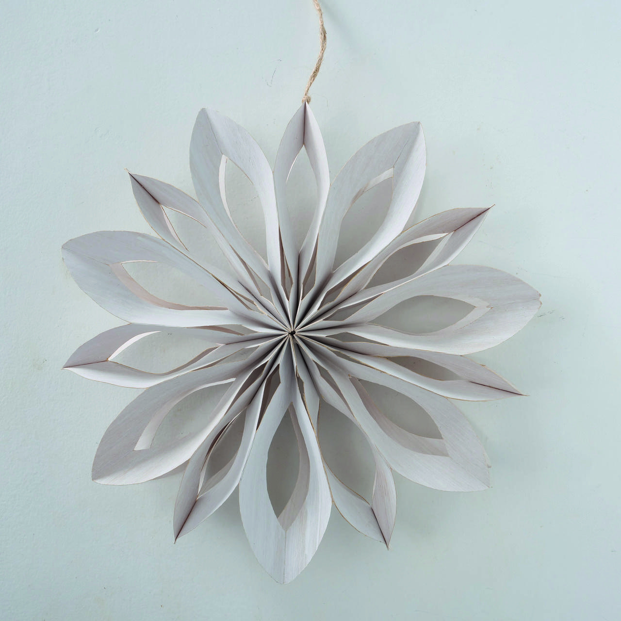 DEKOHÄNGER  - Weiß, Basics, Papier (30/8cm)