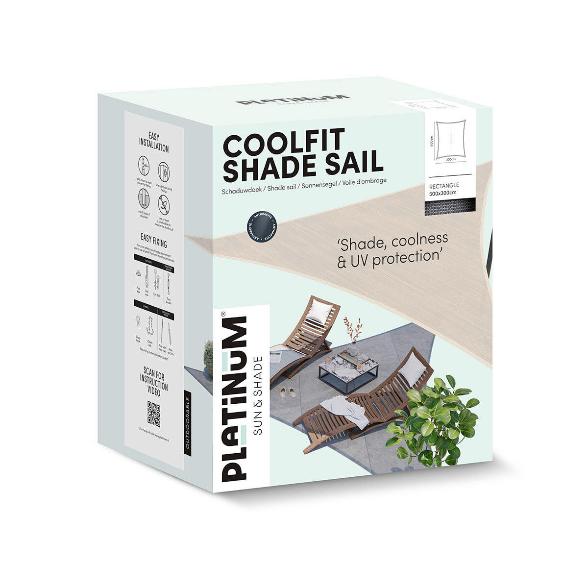 SONNENSEGEL  - Sandfarben, MODERN, Kunststoff (300/1/400cm) - Gardenson