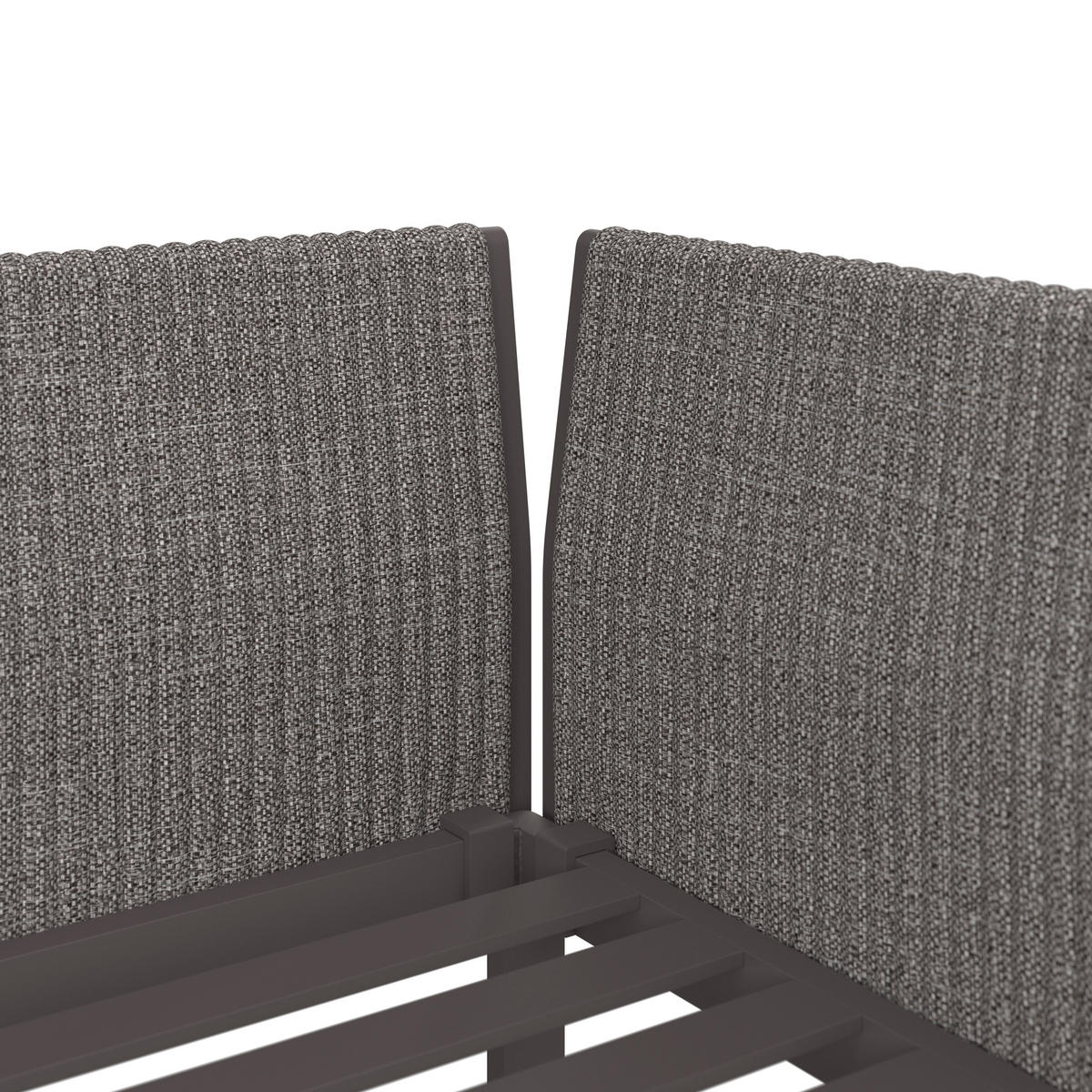 NASLON ZA RUKE   antracit, svijetlo siva, tamno siva  - tamno siva/svijetlo siva, Design, metal/tekstil (65/45/7cm) - Dieter Knoll