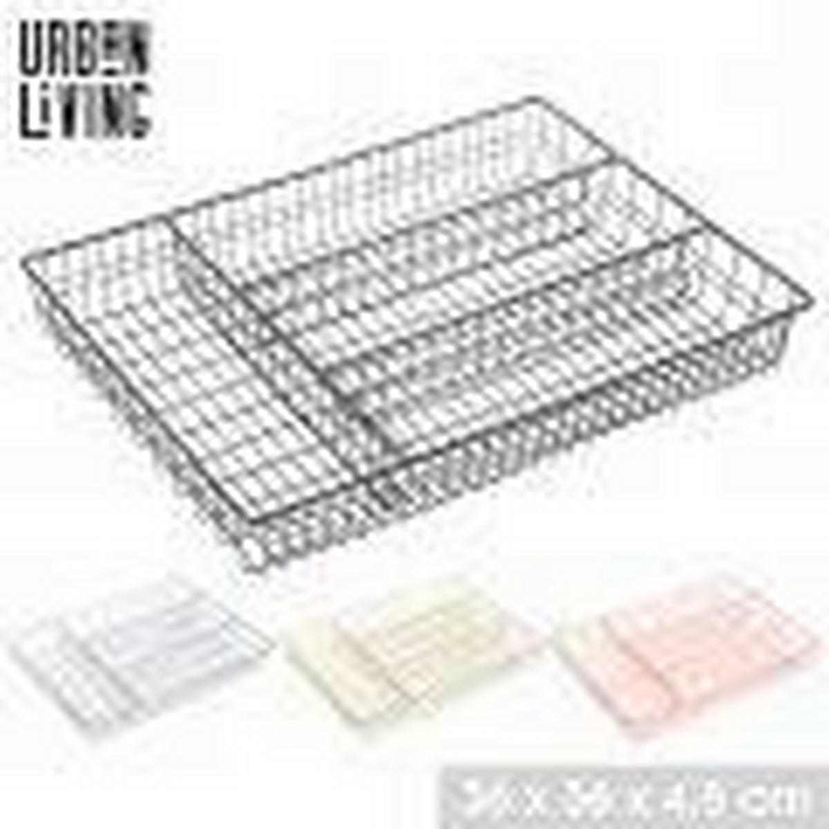 VLOŽEK ZA JEDILNI PRIBOR  Fornord 36/26,5/4,5 cm                  - Basics, kovina (36/26,5/4,5cm)