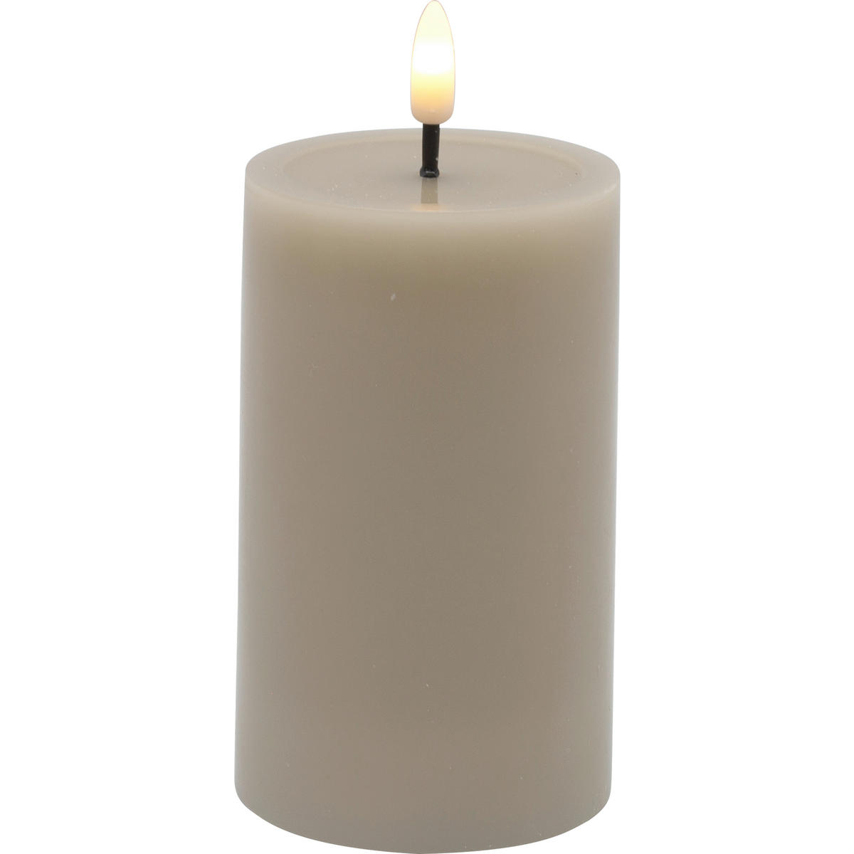 Lumânare Led 7,5/12,5 cm  - nisipiu, Lifestyle, plastic/parafină (7,5/12,5cm) - Ambia Home