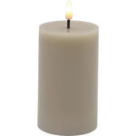 LED-KERZE 7,5/12,5 cm  - Sandfarben, LIFESTYLE, Kunststoff/Paraffin (7,5/12,5cm) - Ambia Home