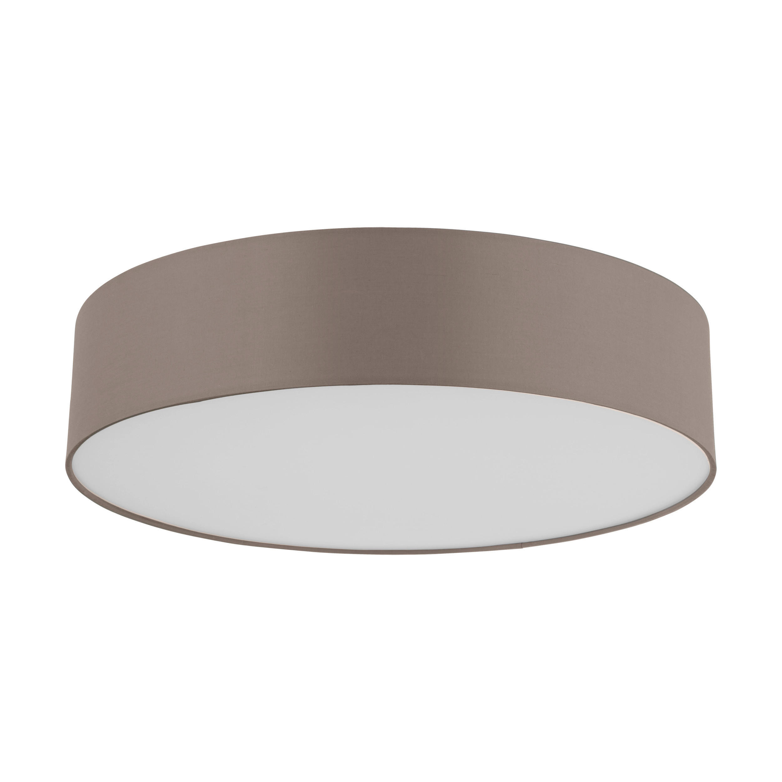 LED-DECKENLEUCHTE Romaro-Z 57/15 cm   - Taupe/Weiß, Basics, Kunststoff/Textil (57/15cm) - Eglo