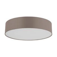 LED-DECKENLEUCHTE 35 W  57/15 cm    - Taupe/Weiss, Basics, Kunststoff/Textil (57/15cm) - Eglo