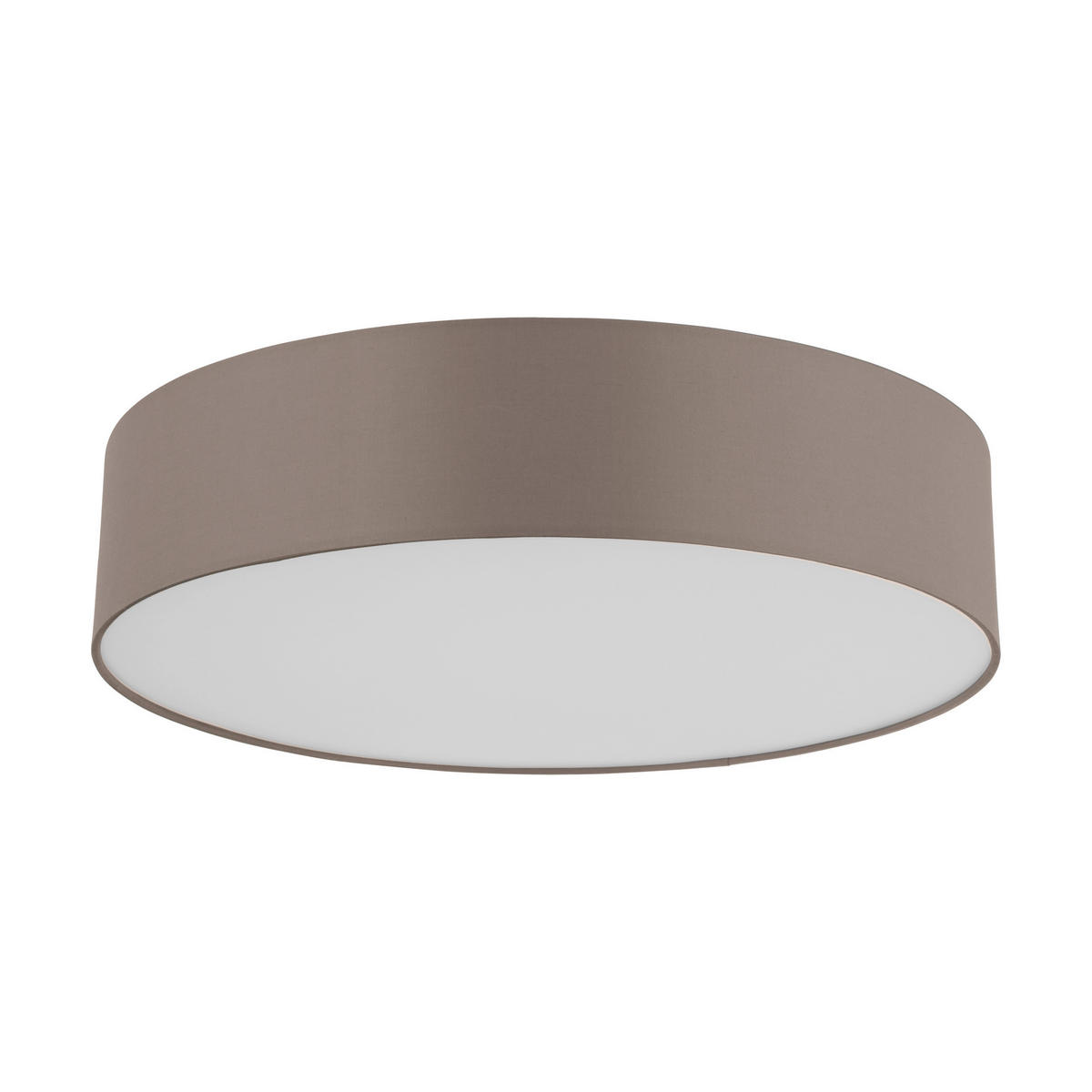 LED-DECKENLEUCHTE 35 W  57/15 cm    - Taupe/Weiss, Basics, Kunststoff/Textil (57/15cm) - Eglo
