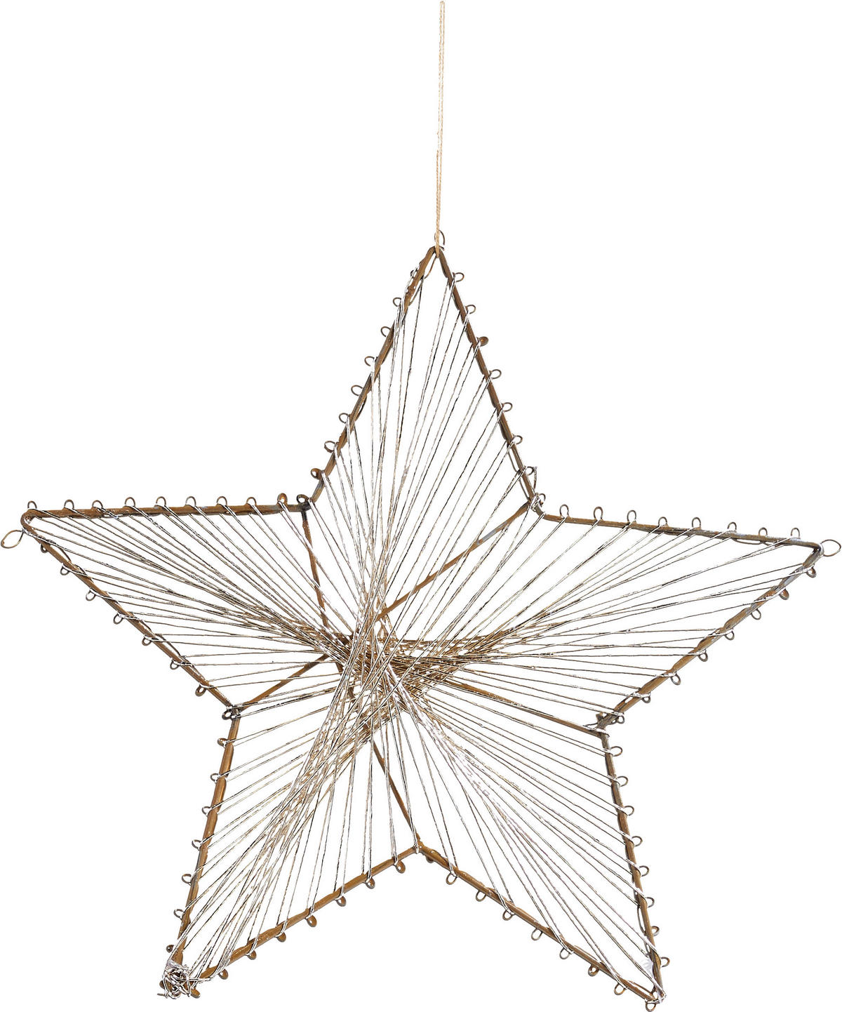 CHRISTBAUMANHÄNGER  - Goldfarben, Trend, Metall