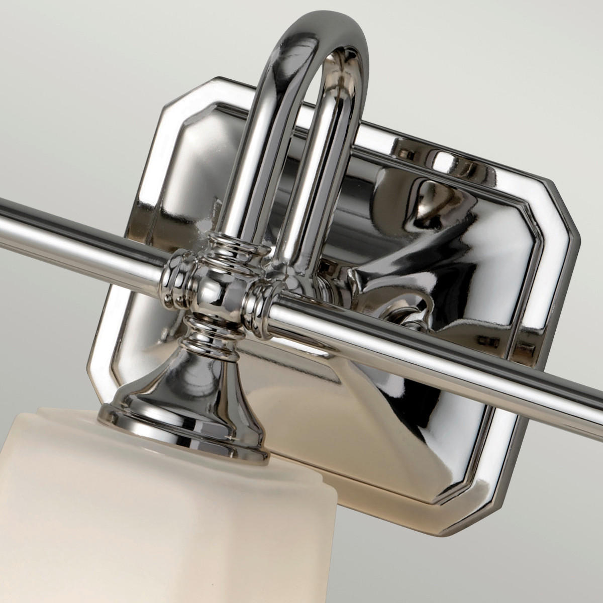 BADEZIMMER-WANDLEUCHTE - Chromfarben, Konventionell, Glas/Metall (53.3 /25.7/15.2cm) - Elstead Lighting
