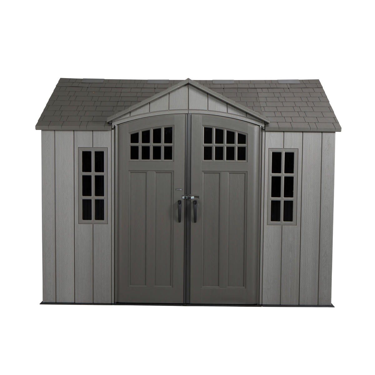 GERÄTEHAUS 305/244/244 cm  - Dunkelgrau, Basics, Kunststoff (305/244/244cm)