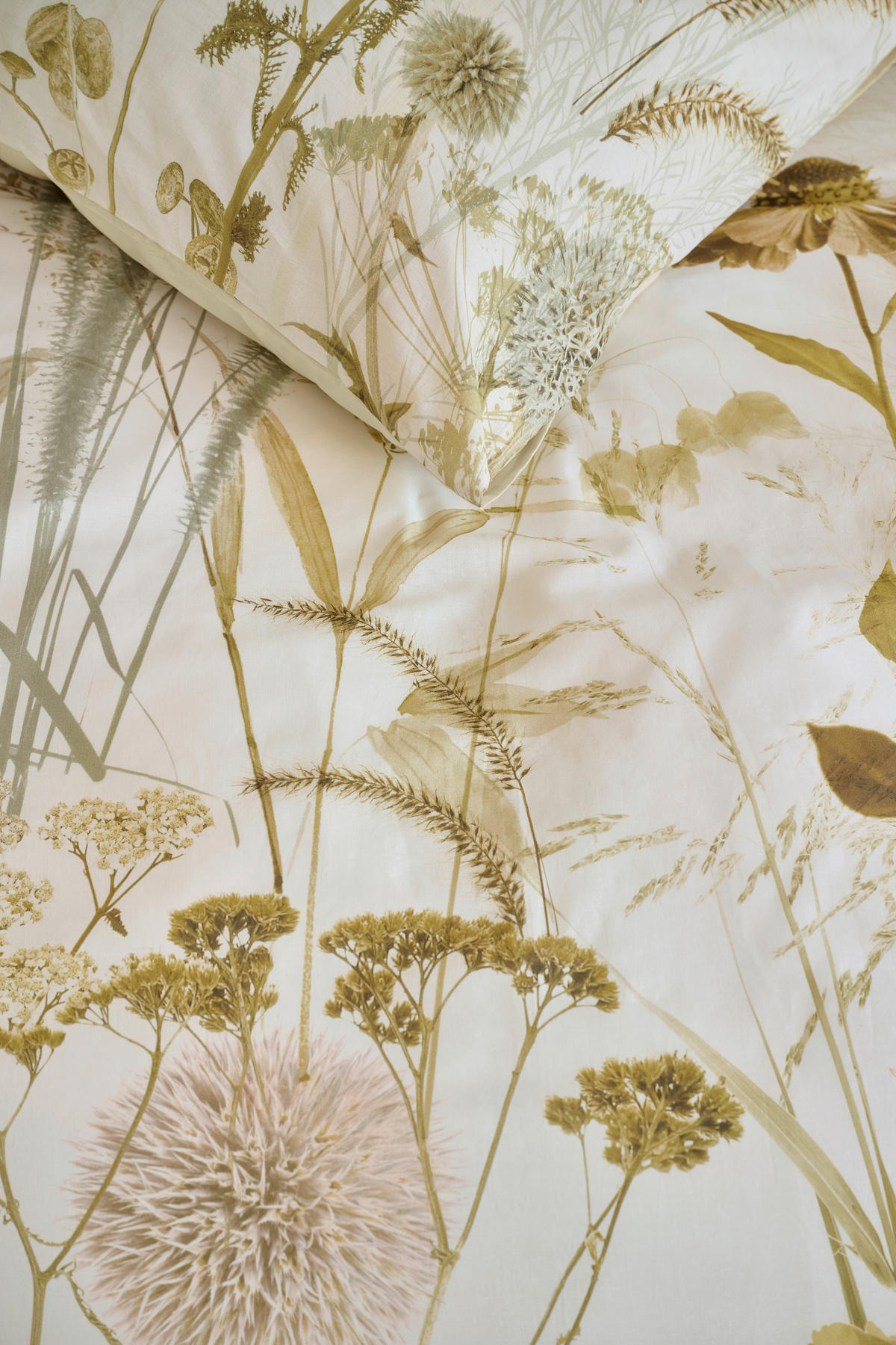 WENDEBETTWÄSCHE Celene Satin 140/200 cm  - Naturfarben, KONVENTIONELL, Textil (140/200cm) - Novel