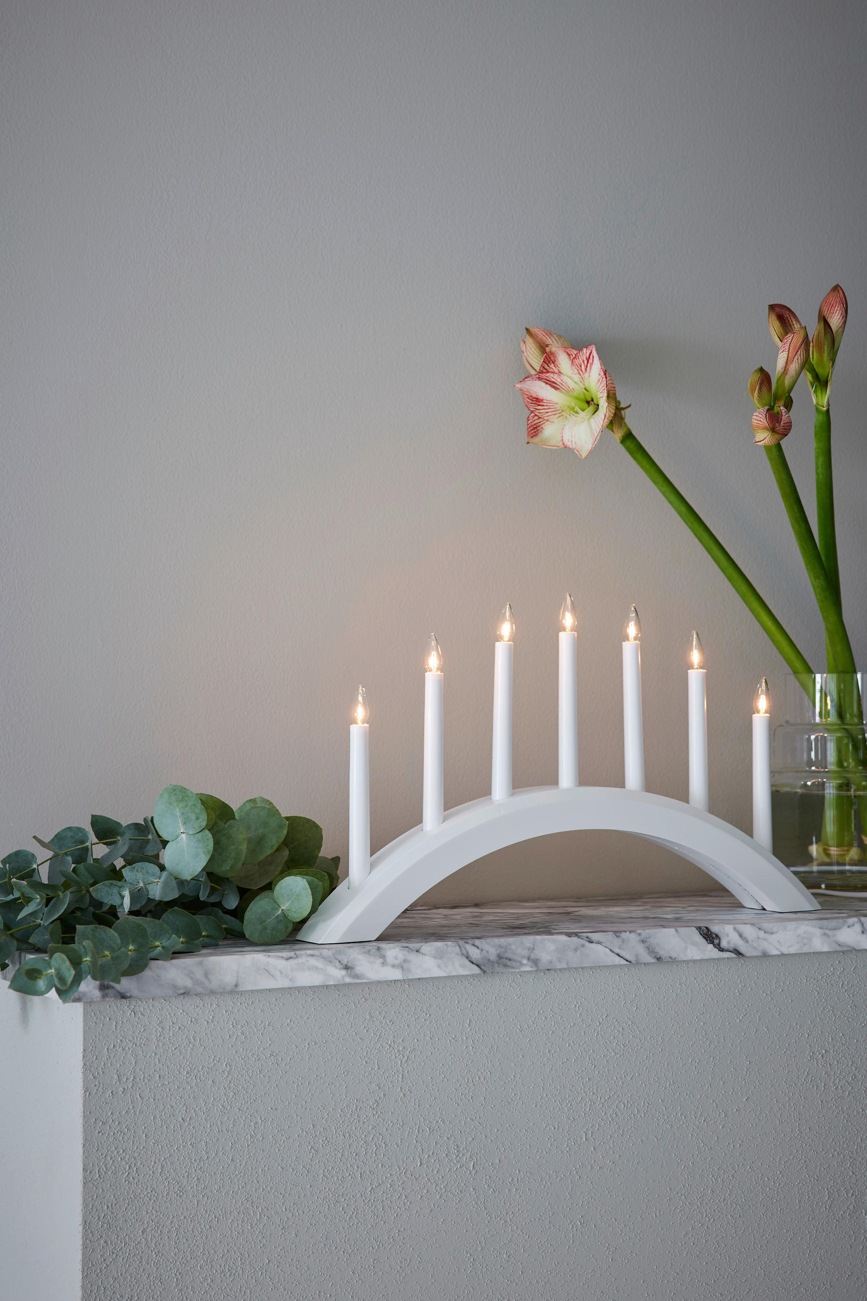 LICHTERBOGEN - Weiß, Basics, Holz (56/32/63cm) - Markslöjd