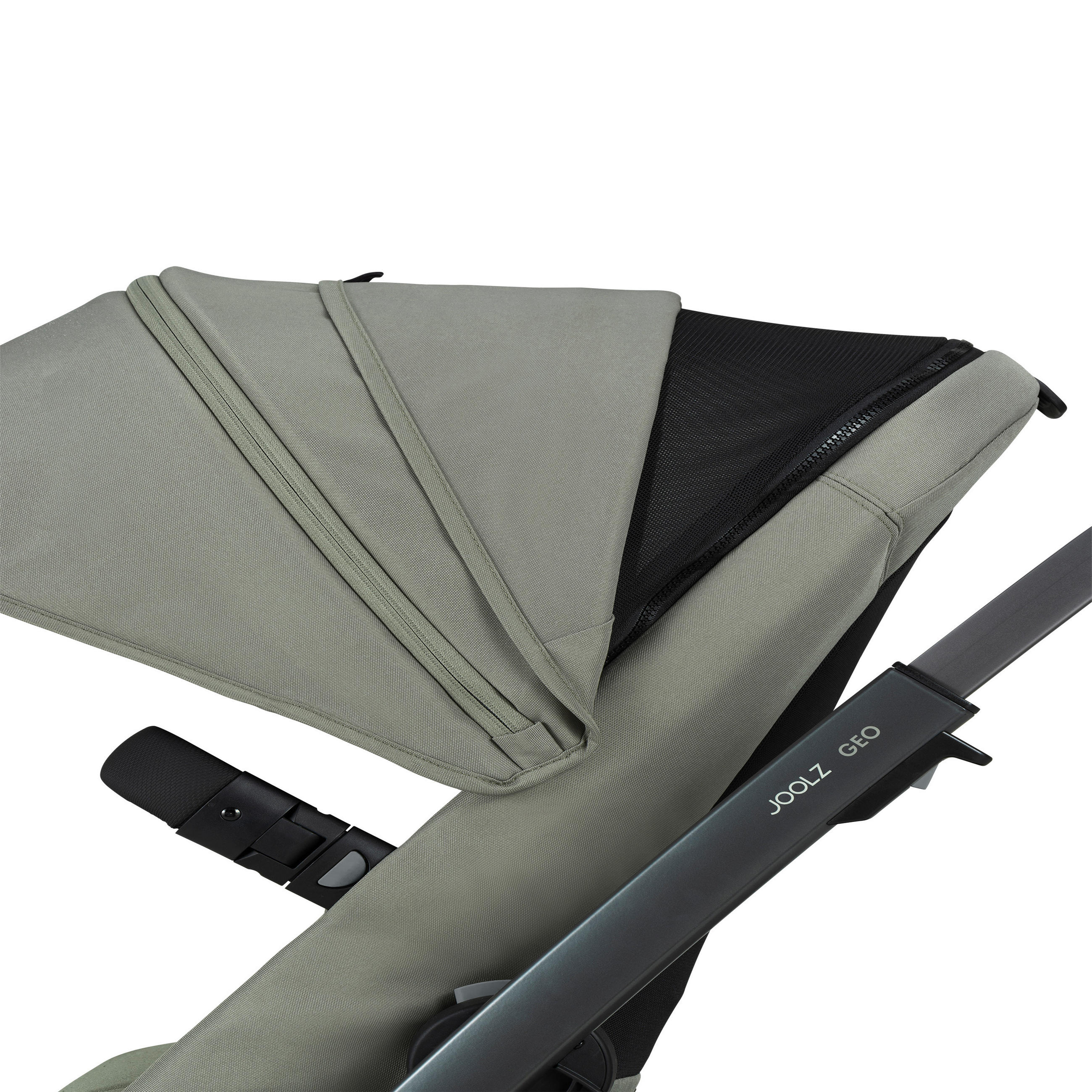 GESCHWISTERWAGEN-SET Geo3  - Pastellgrün, Basics, Kunststoff/Textil - Joolz