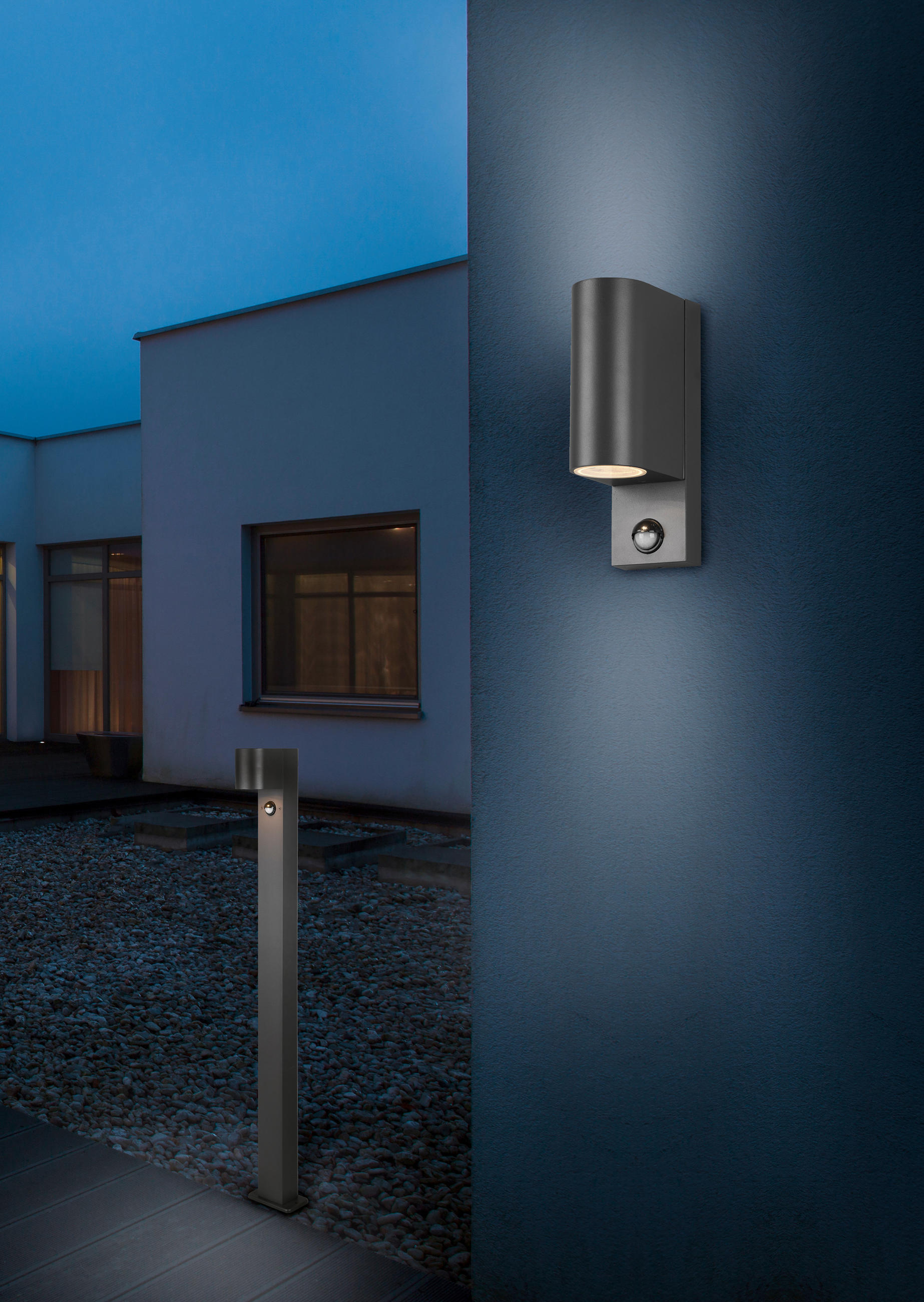 AUßENWANDLEUCHTE 7/22/11,8 cm - Anthrazit, Basics, Metall (7/22/11,8cm) - Trio Leuchten