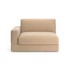 SOFAELEMENT FABIO E Mikrofaser Sandfarben  - Sandfarben/Schwarz, MODERN, Kunststoff/Textil (132/87/108cm) - Sit & More