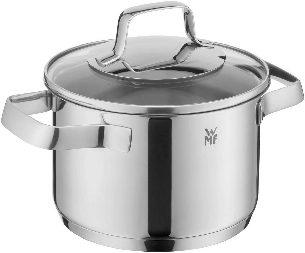 KOCHTOPFSET Belmonte 5-teilig  - Edelstahlfarben, Basics, Metall - WMF