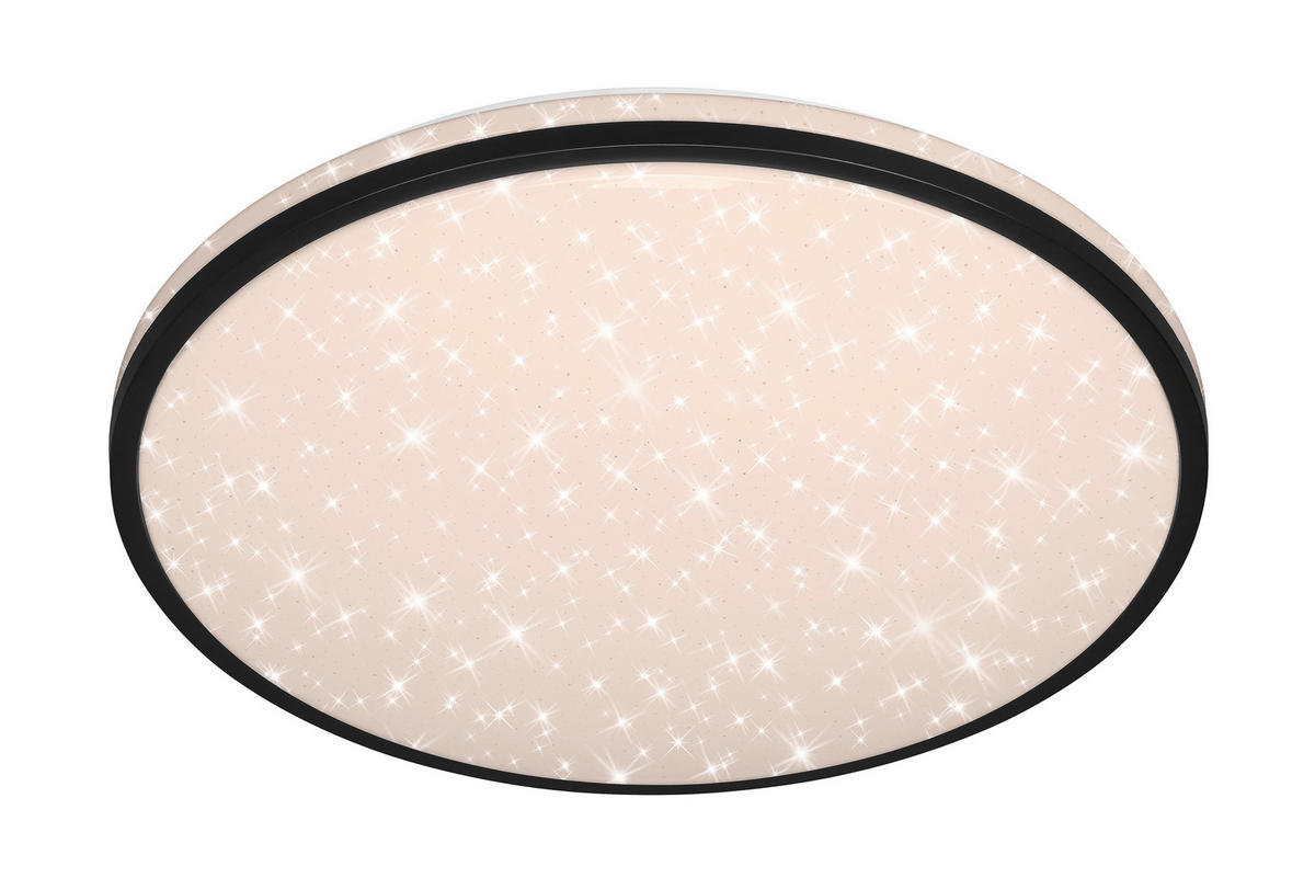 LED PLAFONJERA - crna, Osnovno, plastika (49,2/9,5cm)