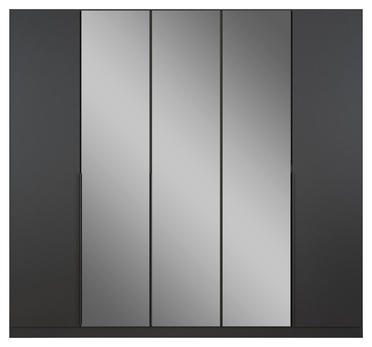DREHTÜRENSCHRANK in Grau  - Grau, Modern, Holzwerkstoff/Metall (226/210/54cm) - Rauch Möbel