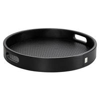 TABLETT Holz, Textil  - Schwarz, Basics, Holz/Textil (36/5,2cm) - Joop!