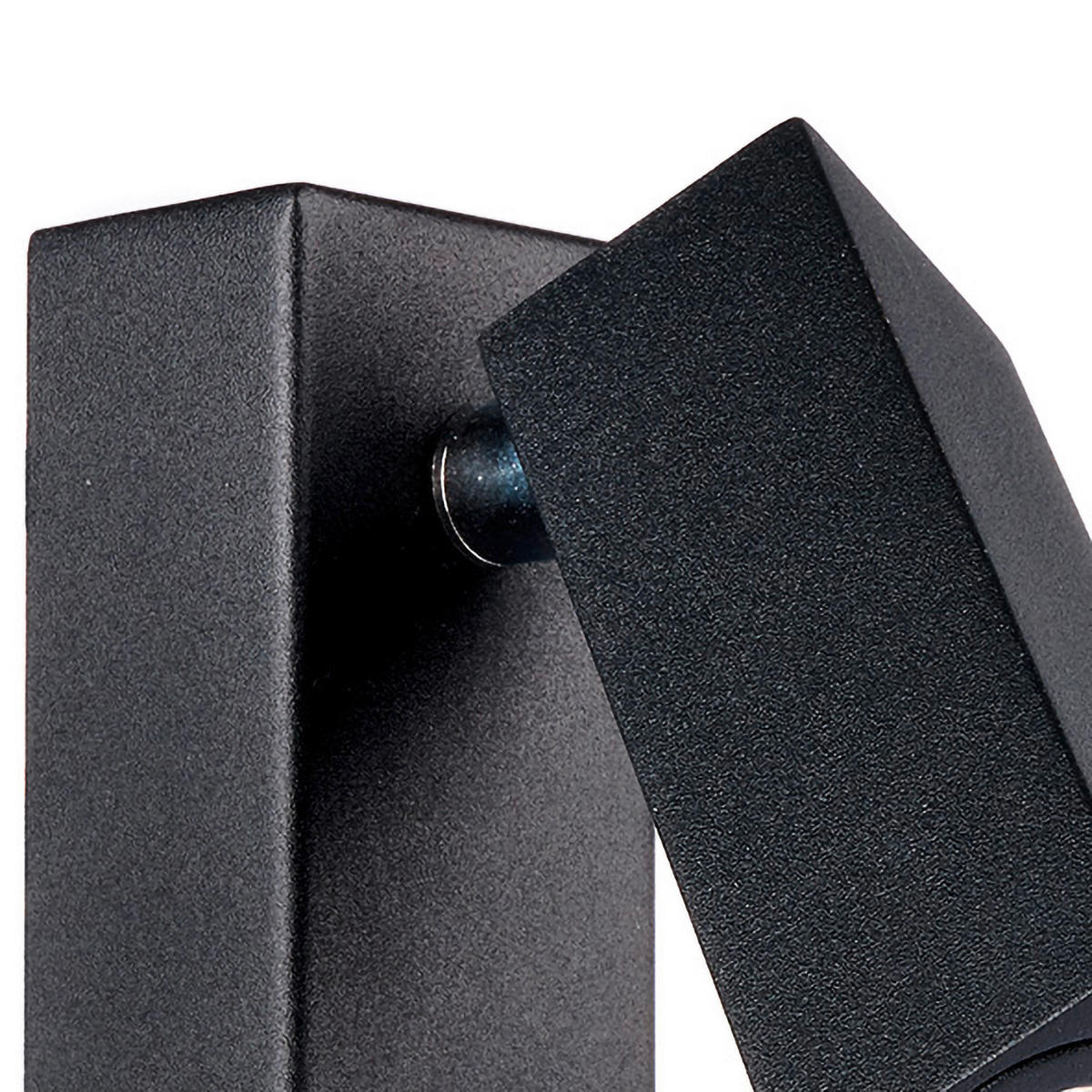 LED-WANDLEUCHTE 11/8/4 cm   - Schwarz, Design, Metall (11/8/4cm)