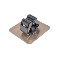 ZIDNI DRŽAČ - antracit, Osnovno, plastika (9/9cm)