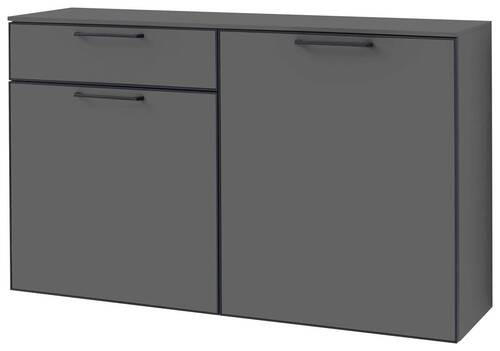HÄNGESCHUHSCHRANK 125/76/37 cm  - Anthrazit/Grau, Design, Holzwerkstoff/Metall (125/76/37cm) - Novel