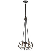 KRONLEUCHTER 47.6/101.9 cm    - Schwarz, Design, Metall (47.6/101.9cm) - Elstead Lighting