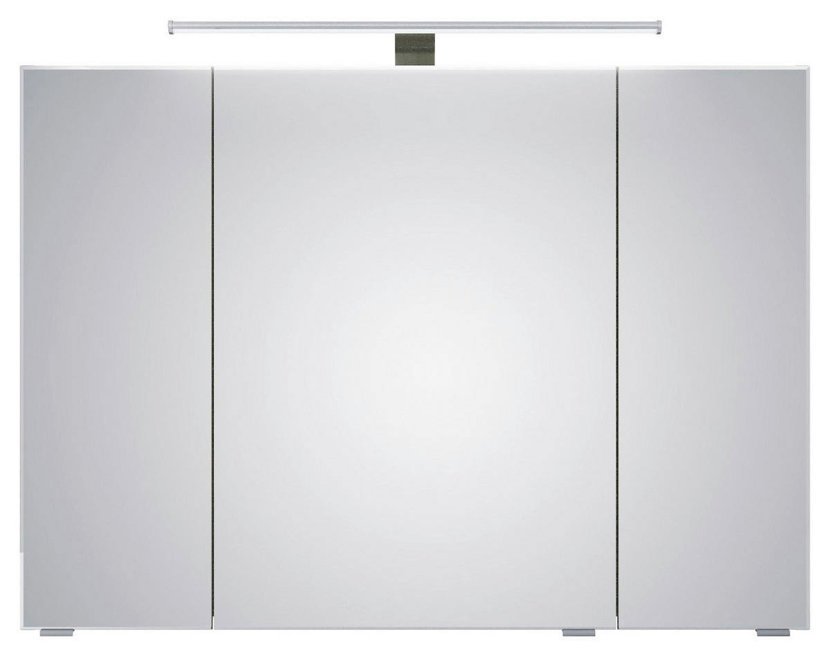 SPIEGELSCHRANK 98/70,3/17 cm  - Chromfarben/Eichefarben, KONVENTIONELL, Glas/Holzwerkstoff (98/70,3/17cm) - Pelipal