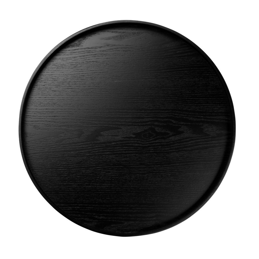 Thumbnail - ASA Dekotablett wood black, Schwarz, Holz, Weide, Holzoptik, rund, 5.5 cm, mit Beinen, Dekoration, Dekoartikel, Dekotell...