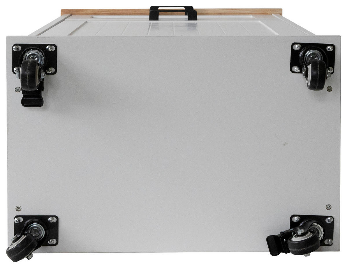 SERVIERWAGEN in Weiß  - Schwarz/Weiß, Basics, Holz/Holzwerkstoff (52/89/35cm) - MID.YOU